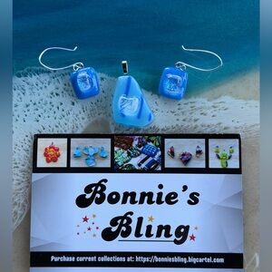 Bonnie’s Bling One Of A Kind Fused Glass Jewelry and Accessories to wear.
